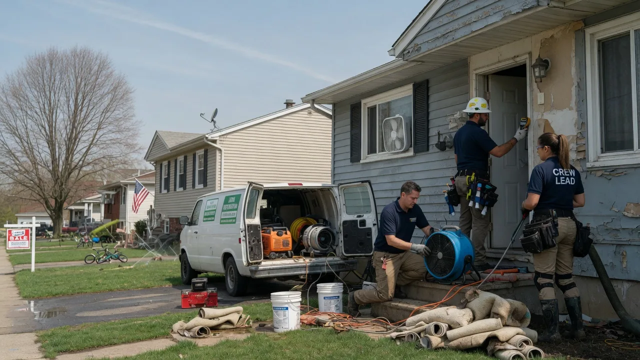 Flood Cleanup in Waynesville, IL near me